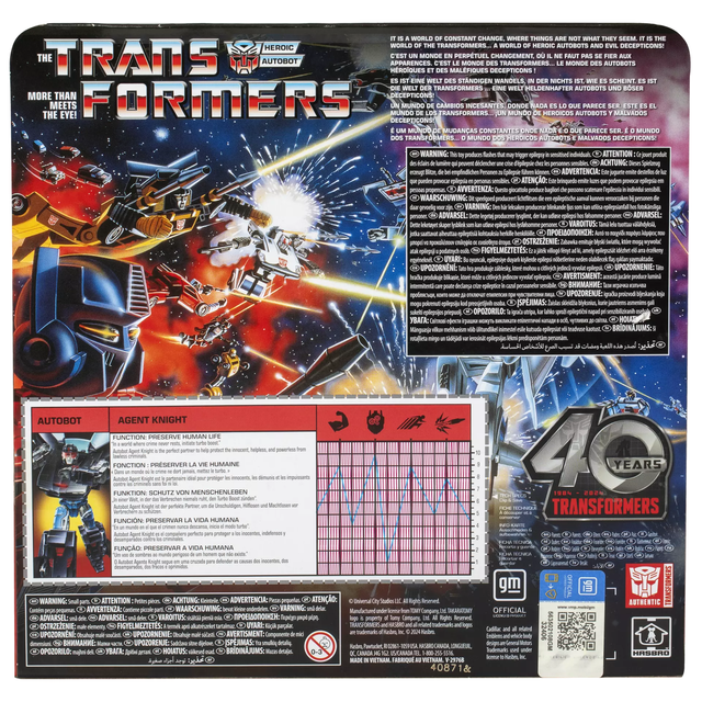 Transformers x Knight Rider Autobot Agent Knight 16,5cm Transformers x Knight Rider Autobot Agent Knight 16,5cm