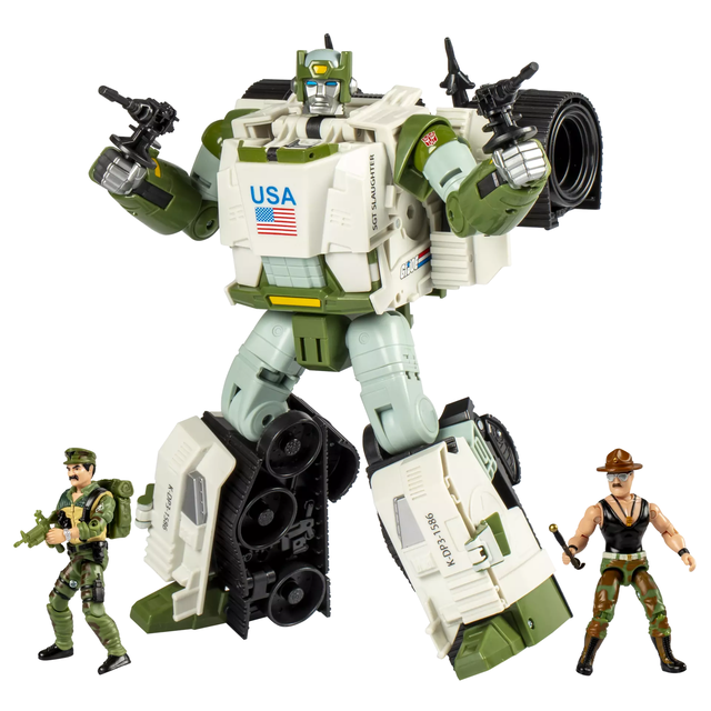 G.I. Joe x Transformers Autobot Kup Triple T 23cm