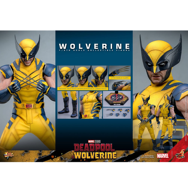 Deadpool & Wolverine Movie Masterpiece Action Figure 1/6 Wolverine 31cm