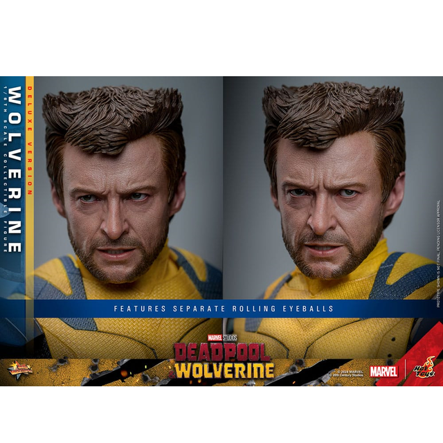 Deadpool & Wolverine Movie Masterpiece Action Figure 1/6 Wolverine (Deluxe Version) 31cm