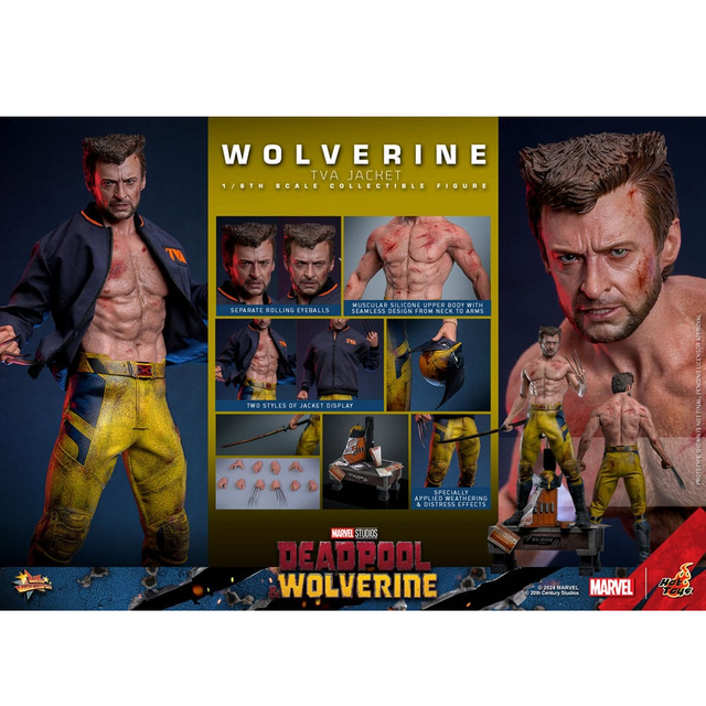Deadpool & Wolverine Movie Masterpiece Action Figure 1/6 Wolverine (TVA Jacket Version) 31cm Deadpool & Wolverine Movie Masterpiece Action Figure 1/6 Wolverine (TVA Jacket Version) 31cm