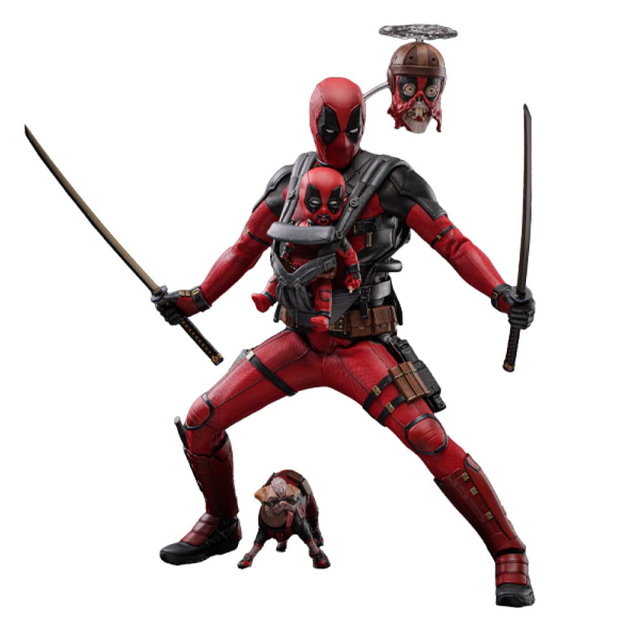 Deadpool & Wolverine Movie Masterpiece Action Figure 1/6 Deadpool 31cm Deadpool & Wolverine Movie Masterpiece Action Figure 1/6 Deadpool 31cm