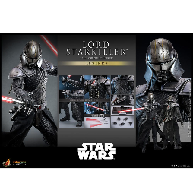 Star Wars Legends Videogame Masterpiece Action Figure 1/6 Lord Starkiller 31cm