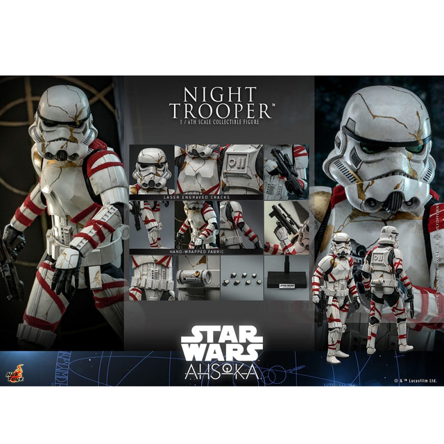 Star Wars: Ahsoka Action Figure 1/6 Night Trooper 31cm