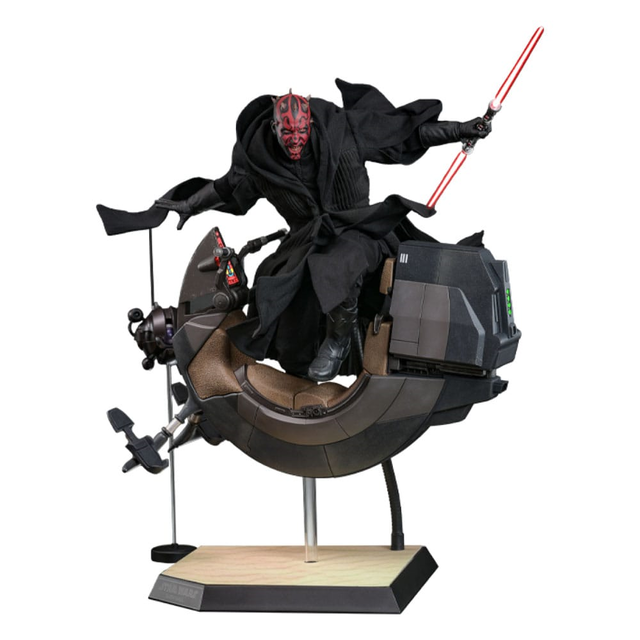Star Wars Episode I Movie Masterpiece Action Figure 1/6 Darth Maul with Speeder 29cm