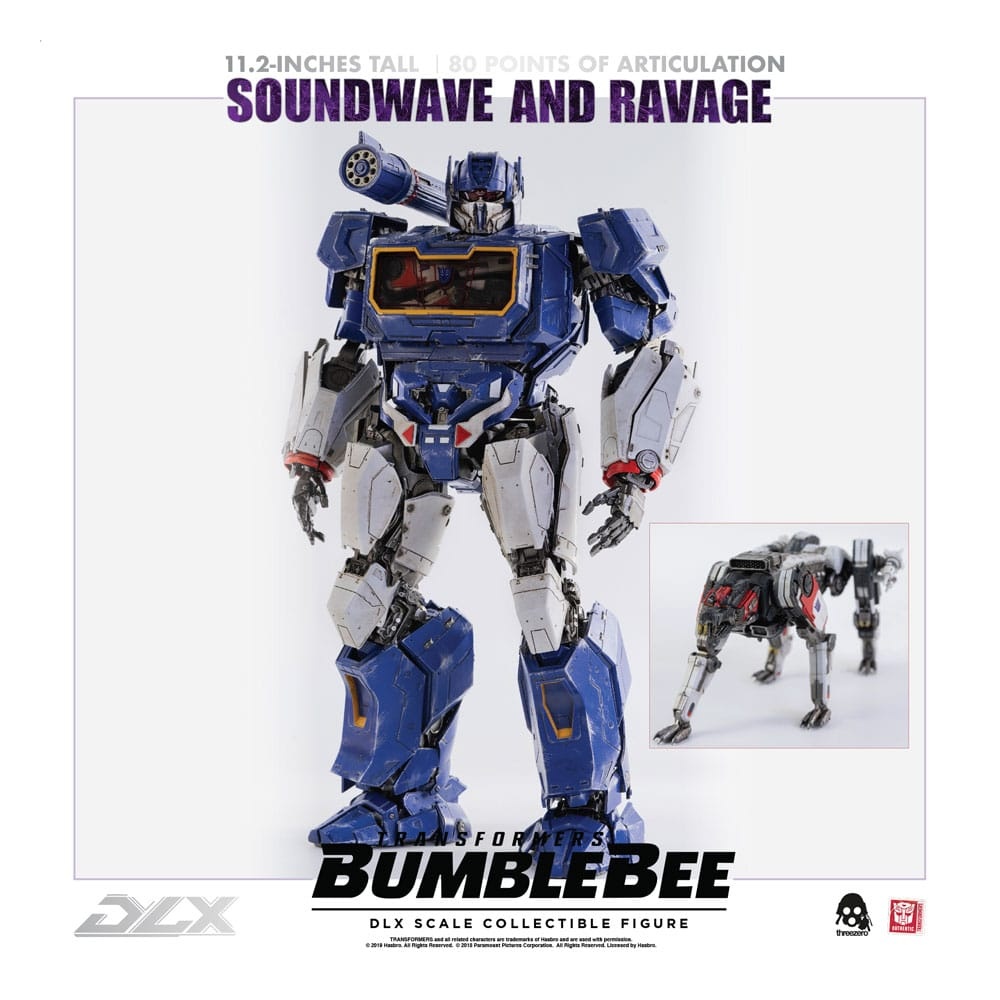 Threezero Transformers DLX Soundwave & Ravage afbeelding