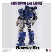 Transformers Bumblebee DLX Action Figure 2-Pack 1/6 Soundwave & Ravage 28cm