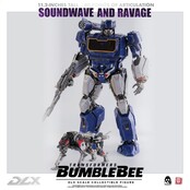 Transformers Bumblebee DLX Action Figure 2-Pack 1/6 Soundwave & Ravage 28cm