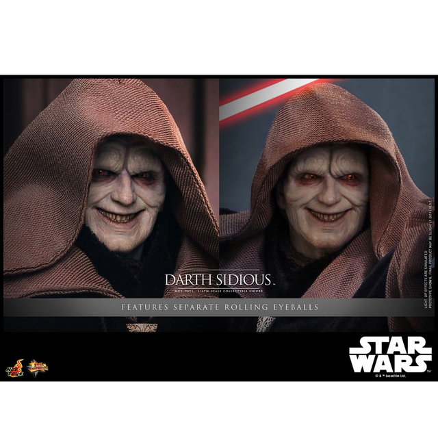Star Wars Movie Masterpiece Action Figure 1/6 Darth Sidious 29cm