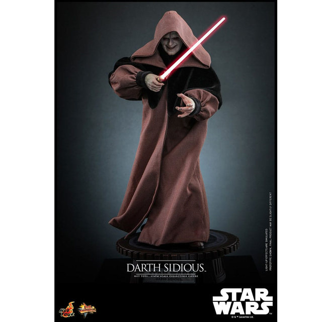 Star Wars Movie Masterpiece Action Figure 1/6 Darth Sidious 29cm