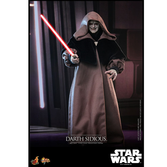Star Wars Movie Masterpiece Action Figure 1/6 Darth Sidious 29cm