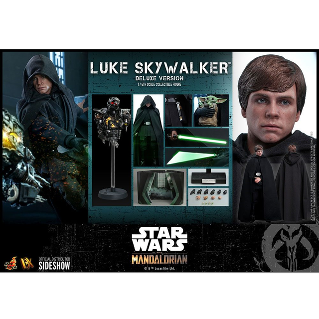 Star Wars: The Mandalorian Action Figure 1/6 Luke Skywalker Deluxe Version 30cm