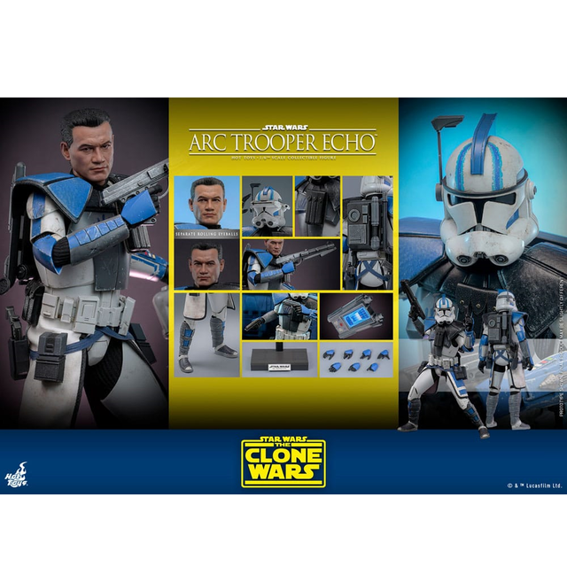 Star Wars: The Clone Wars Action Figure 1/6 Arc Trooper Echo 30cm