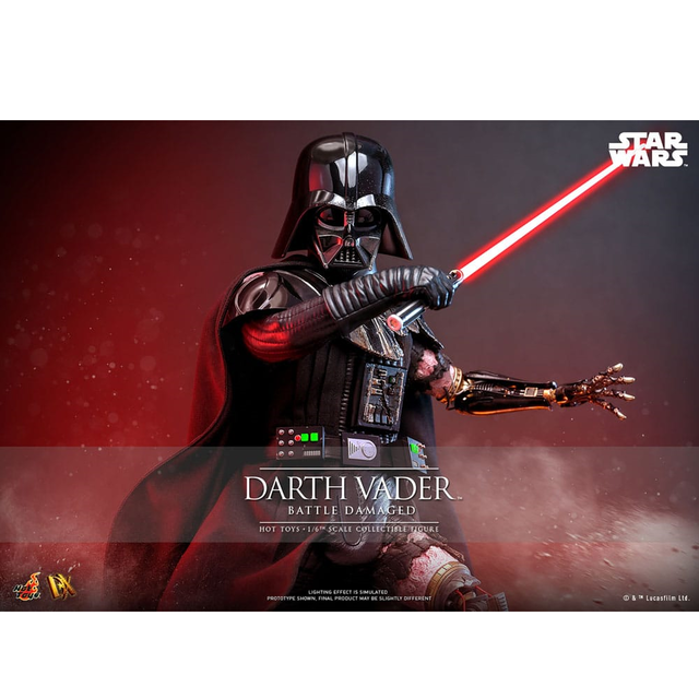 Star Wars Action Figure 1/6 Darth Vader (Battle Damaged) 35cm