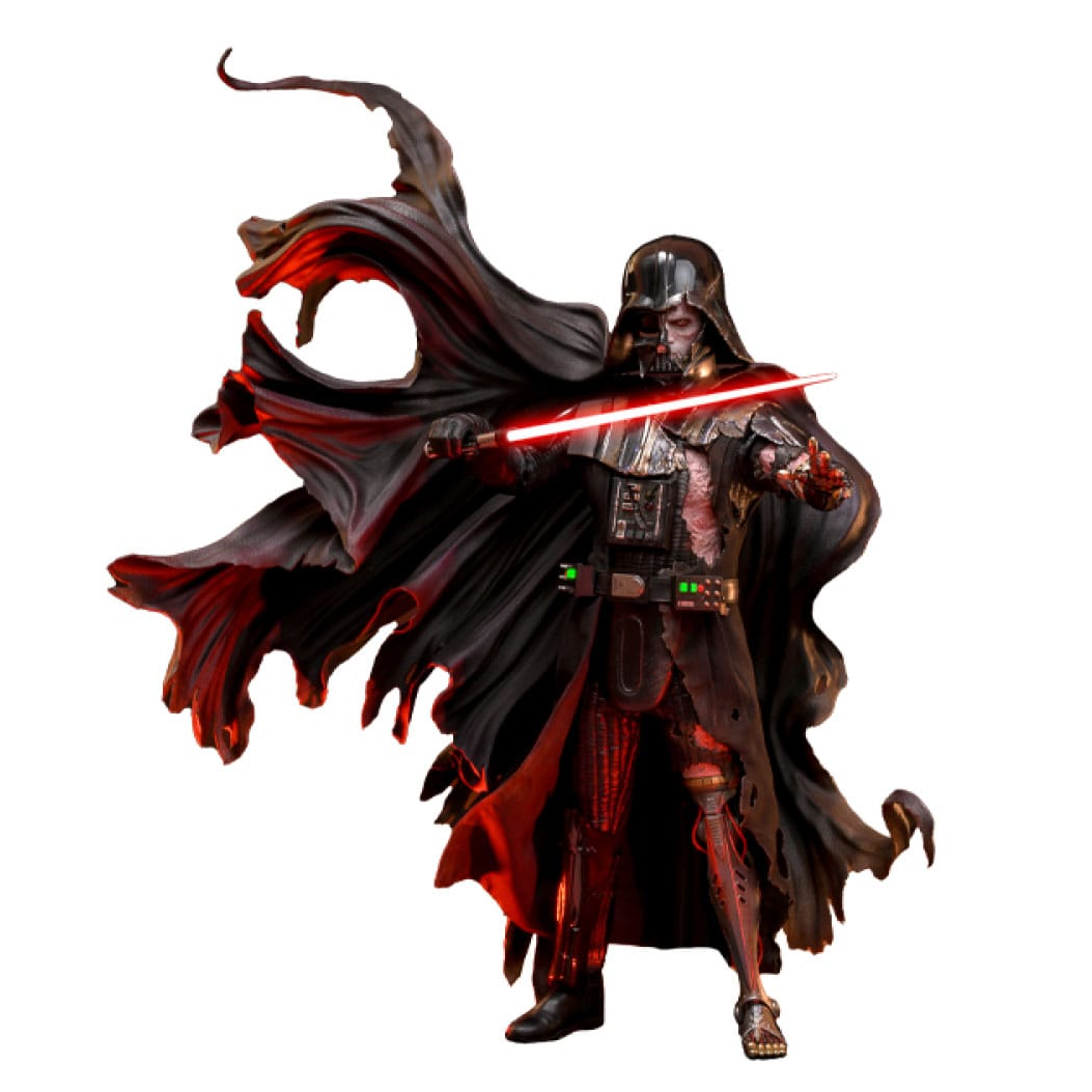 Hot Toys Star Wars Darth Vader Battle Damaged Deluxe Version afbeelding