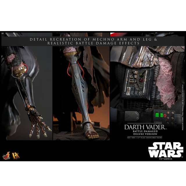 Star Wars Action Figure 1/6 Darth Vader (Battle Damaged) Deluxe Version 35cm Star Wars Action Figure 1/6 Darth Vader (Battle Damaged) Deluxe Version 35cm