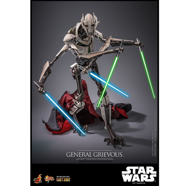 Star Wars Movie Masterpiece Diecast Action Figure 1/6 General Grievous 42cm