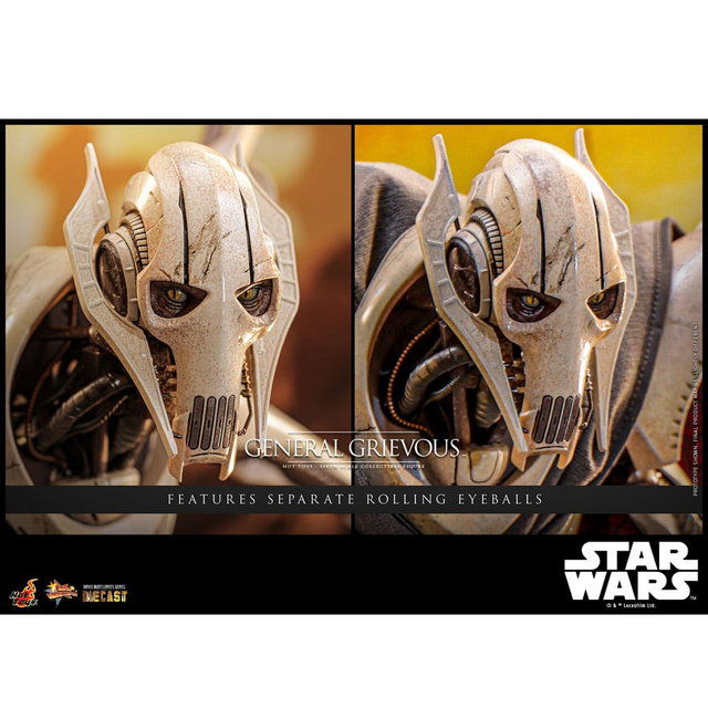 Star Wars Movie Masterpiece Diecast Action Figure 1/6 General Grievous 42cm