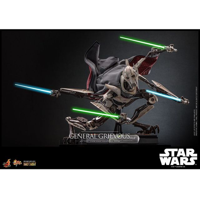 Star Wars Movie Masterpiece Diecast Action Figure 1/6 General Grievous 42cm