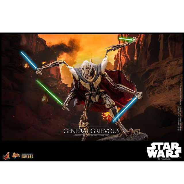 Star Wars Movie Masterpiece Diecast Action Figure 1/6 General Grievous 42cm