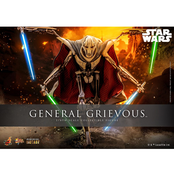 Star Wars Movie Masterpiece Diecast Action Figure 1/6 General Grievous 42cm