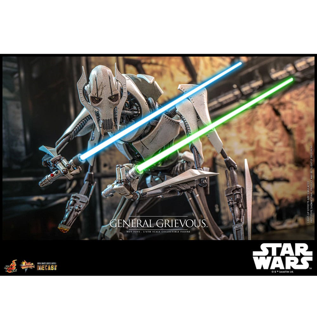 Star Wars Movie Masterpiece Diecast Action Figure 1/6 General Grievous 42cm