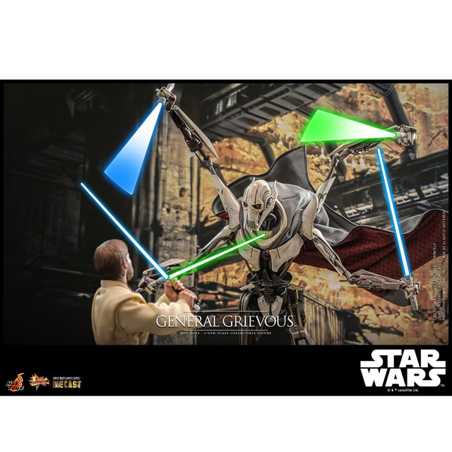 Star Wars Movie Masterpiece Diecast Action Figure 1/6 General Grievous 42cm