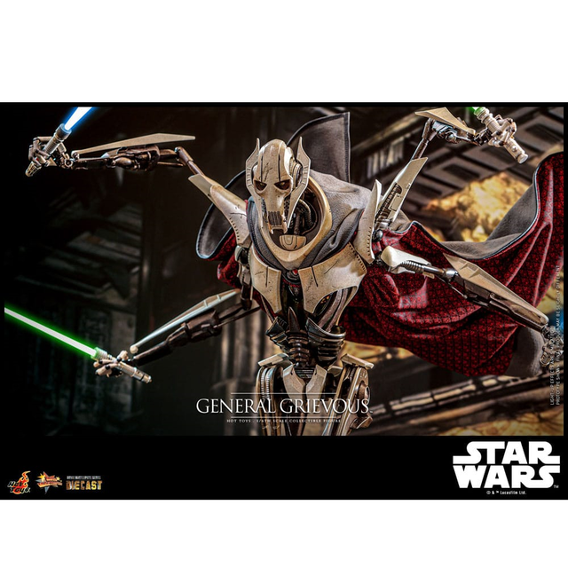 Star Wars Movie Masterpiece Diecast Action Figure 1/6 General Grievous 42cm