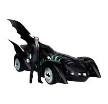 Batman Forever DC Multiverse  Alfred Pennyworth & Batmobile (Gold Label) 79cm