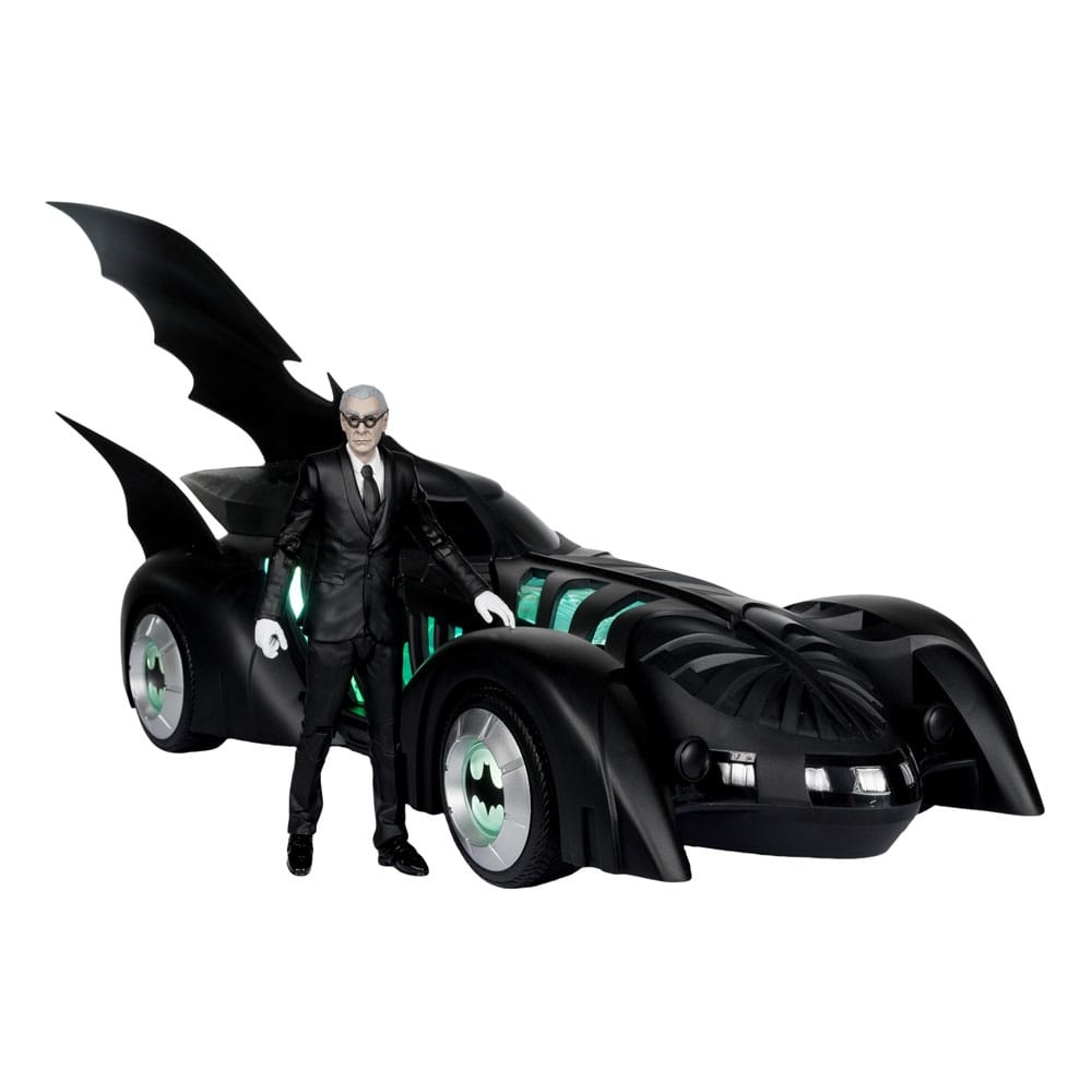 McFarlane Batman Forever Alfred Pennyworth & Batmobile afbeelding