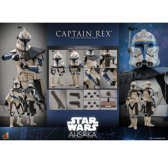 Star Wars: Ahsoka Action Figure 1/6 Captain Rex 30cm
