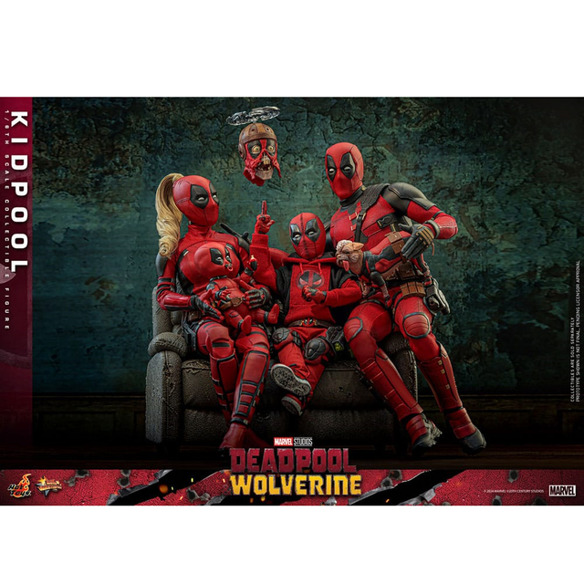 Deadpool & Wolverine Movie Masterpiece Action Figure 1/6 Kidpool 22cm