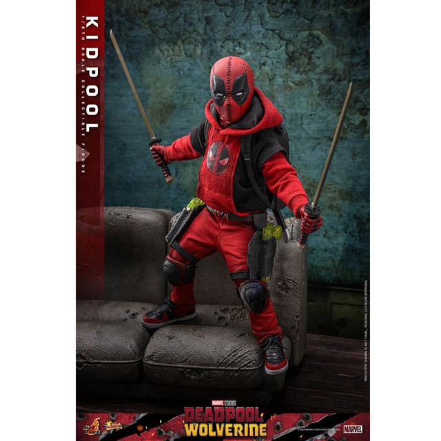 Deadpool & Wolverine Movie Masterpiece Action Figure 1/6 Kidpool 22cm