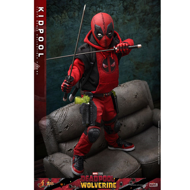 Deadpool & Wolverine Movie Masterpiece Action Figure 1/6 Kidpool 22cm