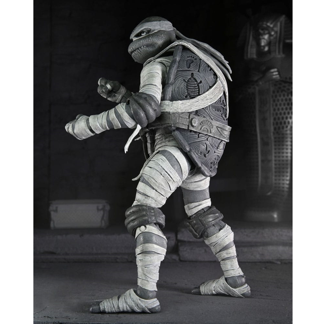 Universal Monsters x Teenage Mutant Ninja Turtles Action Figures 4-Pack Turtles Black & White 18cm