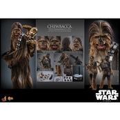 Star Wars Episode V Movie Masterpiece Action Figure 1/6 Chewbacca with Disassembled C-3PO 36cm
