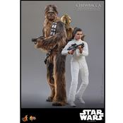 Star Wars Episode V Movie Masterpiece Action Figure 1/6 Chewbacca with Disassembled C-3PO 36cm