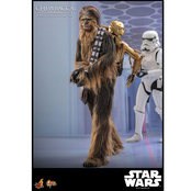 Star Wars Episode V Movie Masterpiece Action Figure 1/6 Chewbacca with Disassembled C-3PO 36cm