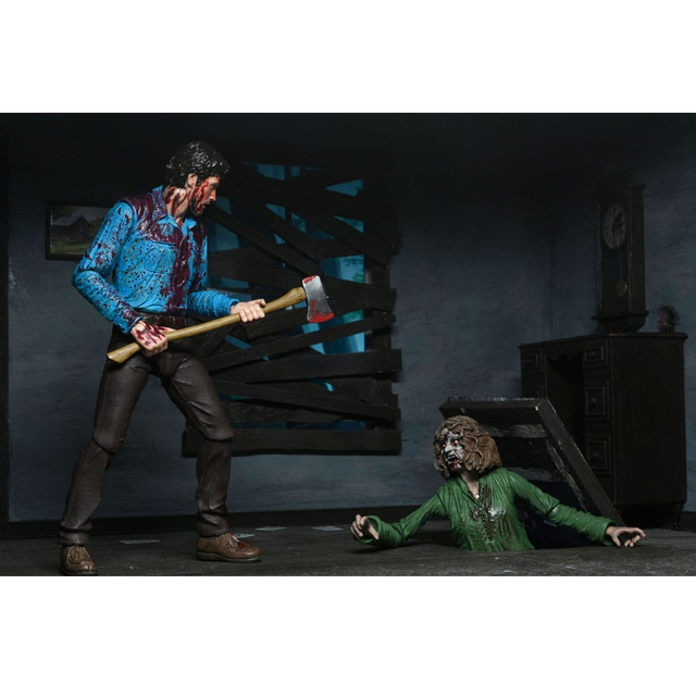 Evil Dead Ultimate Action Figure 2-Pack Bloody Ash & Cheryl Williams 18 cm