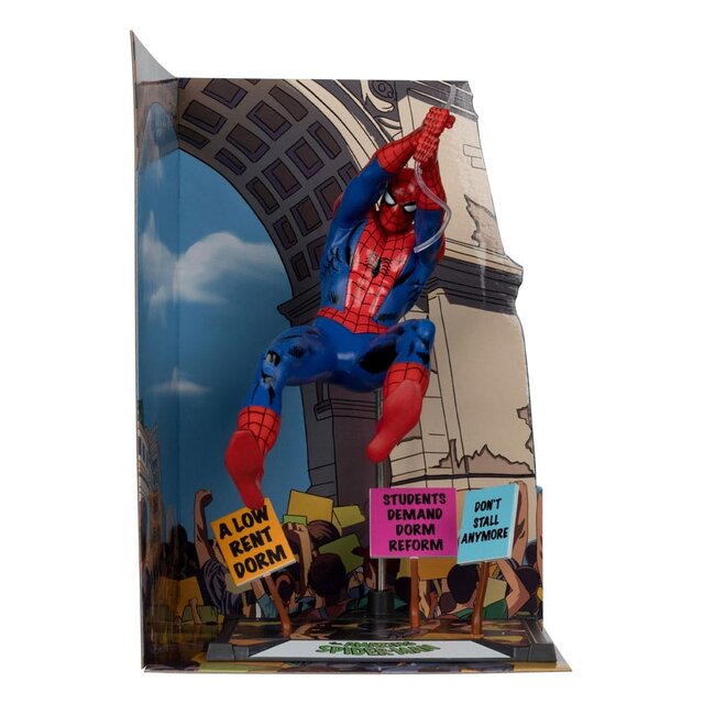 Marvel Collection PVC Statue 1/10 Spider-Man & Scene Gold Label (The Amazing Spider-Man #68) 15cm