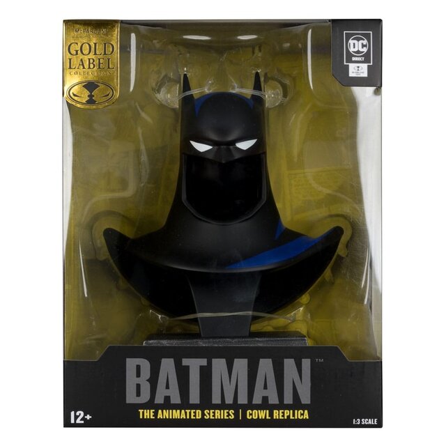 Batman: The Animated Series 1992 DC Direct Mini Replica 1/3 Batman Cowl Gold Label 19cm Batman: The Animated Series 1992 DC Direct Mini Replica 1/3 Batman Cowl Gold Label 19cm