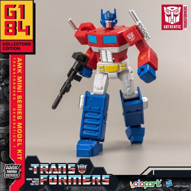 Transformers: Generation One AMK Mini Series Plastic Model Kit Optimus Prime 12cm