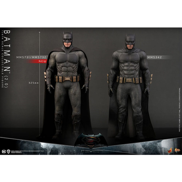 Batman v Superman: Dawn of Justice Movie Masterpiece Action Figure 1/6 Batman (2.0) 32cm