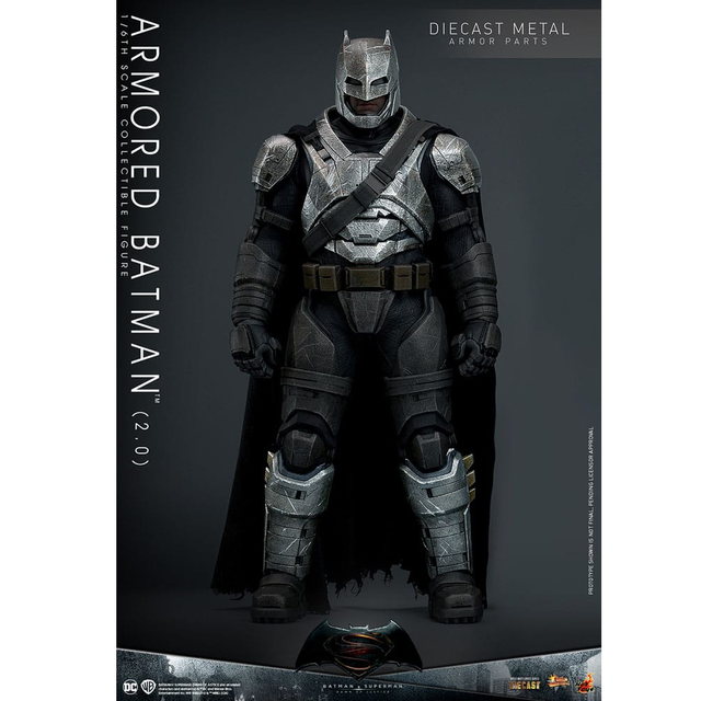 Batman v Superman: Dawn of Justice Movie Masterpiece Action Figure 1/6 Armored Batman 2.0 33cm