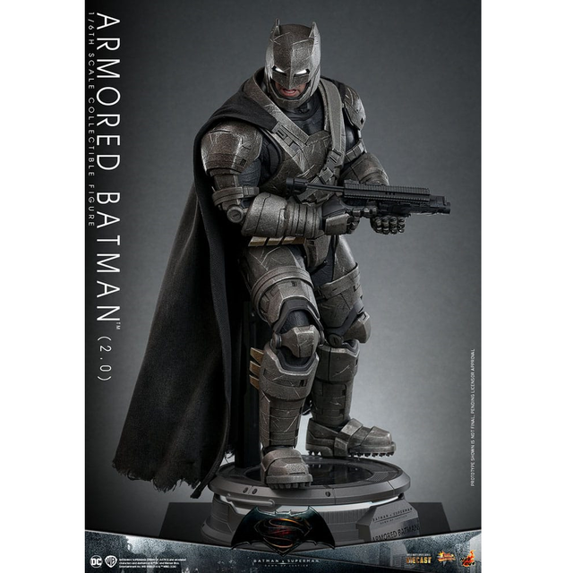 Batman v Superman: Dawn of Justice Movie Masterpiece Action Figure 1/6 Armored Batman 2.0 33cm