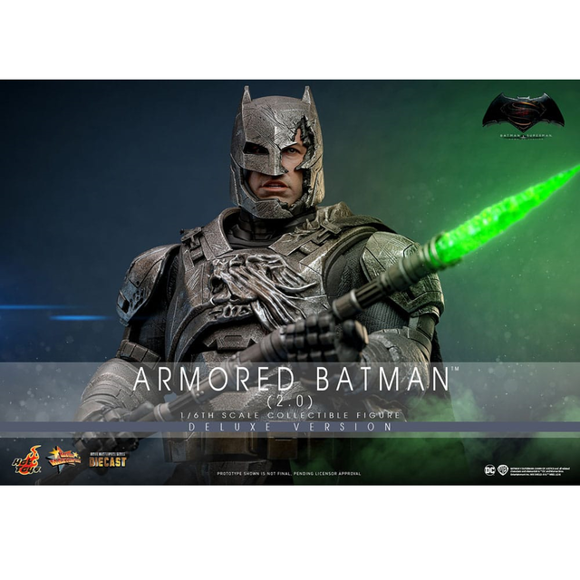 Batman v Superman: Dawn of Justice Movie Masterpiece Action Figure 1/6 Armored Batman 2.0 Deluxe Version 33cm