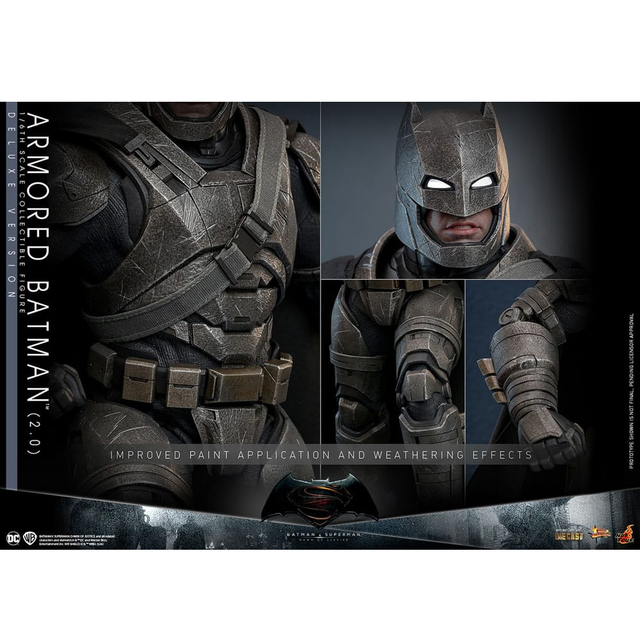 Batman v Superman: Dawn of Justice Movie Masterpiece Action Figure 1/6 Armored Batman 2.0 Deluxe Version 33cm