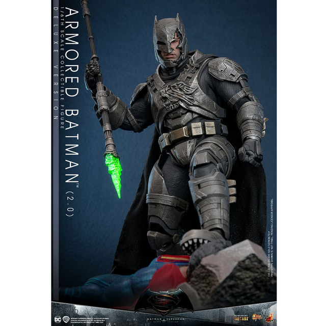 Batman v Superman: Dawn of Justice Movie Masterpiece Action Figure 1/6 Armored Batman 2.0 Deluxe Version 33cm