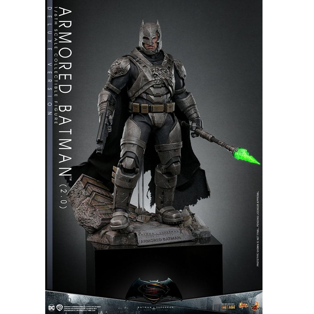 Batman v Superman: Dawn of Justice Movie Masterpiece Action Figure 1/6 Armored Batman 2.0 Deluxe Version 33cm