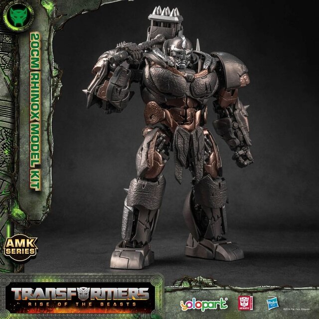Transformers: Rise of the Beasts AMK Series Plastic Model Kit Rhinox 20cm
